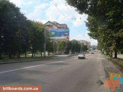 Billboard B in Lviv, Щит 3x6  Vigovs'kogo st., parna storona, navproti budinku 41, do st. Lubins'koi Photo 1
