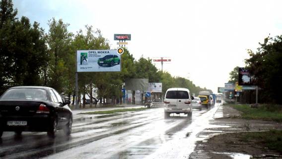 Billboard B in Mykolaiv, Щит 3x6  Bogoavlens'kij av.,234-V, avtosalon "Volkswagen" TIL'̱KI SOCIAL'̱NI SUZETI Photo 1