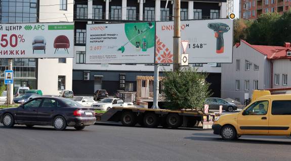Billboard A in Ternopil, Щит 3x6  Protasevica/Pidvolocits'ke sose pravij Photo 1