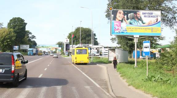 Billboard A in Malekhiv, Щит 3x6  Hmel'nic'kogo B st., Kiivs'ka trasa, st A, v`izd do L'vova Photo 1