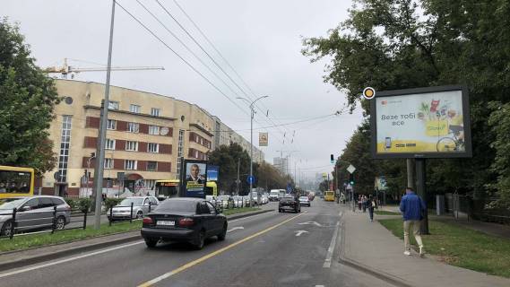 Billboard A in Lviv, Скролер 2.3х3.14  Cornovola V av. / Himicna st. Photo 1