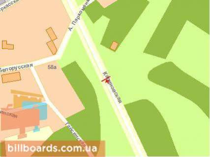 Billboard A in Chernivtsi, Щит 3x6  Izmail's'ka st., 3-j, z centru scheme