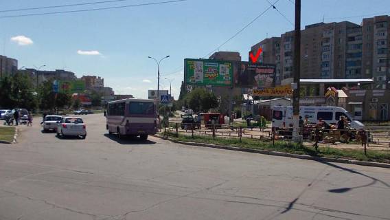 Billboard A in Kherson, Щит 3x6  Kahovs'ka pl, pravij Photo 1