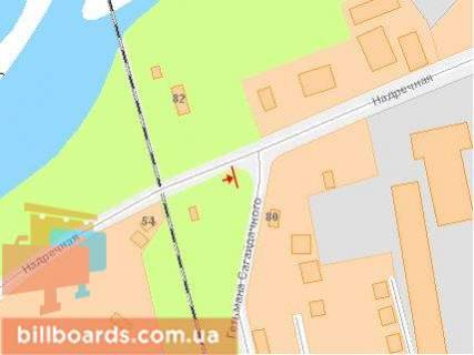 Billboard A in Ivano-Frankivsk, Щит 3x6  Nadricna st. / Sagajdacnogo st., vid pereizdu scheme