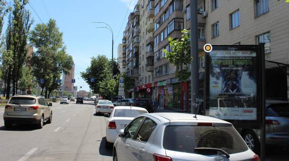 Citylight A in Kyiv, Сітілайт 1.2х1.8  Lesi Ukrainki bul'v.24 Photo 1
