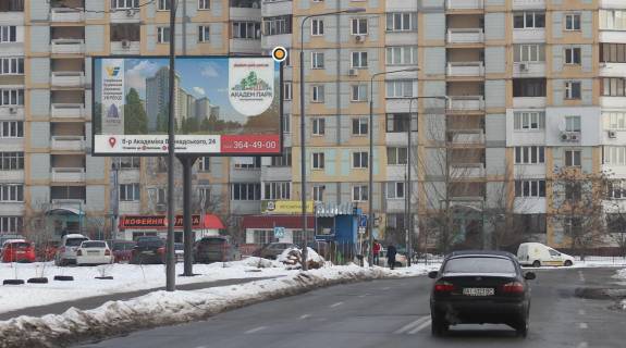 Billboard B in Kyiv, Щит 3x6  Krusel'nic'koi st. 10a, do st.Larisi Rudenko Photo 1
