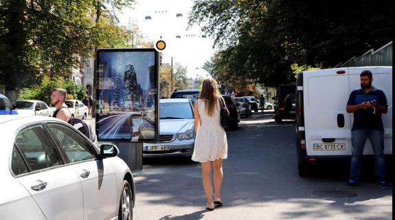 Citylight A in Kyiv, Сітілайт 1.2х1.8  Luterans'ka st. 21-11 Photo 1