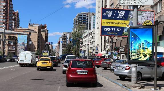 Citylight A in Kyiv, Сітілайт 1.2х1.8  Dmitrivs'ka st. 2 Photo 1