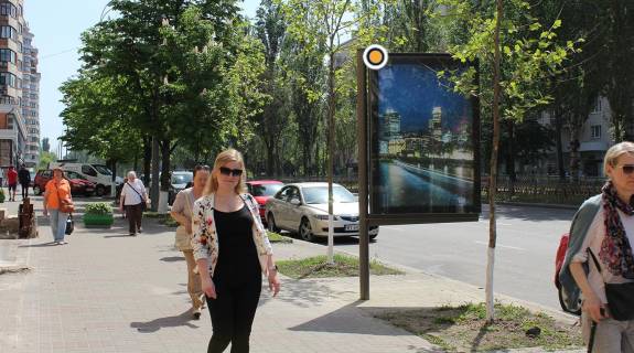 Citylight B in Kyiv, Сітілайт 1.2х1.8  Lesi Ukrainki bst.5 Magazin "Furset" Photo 1