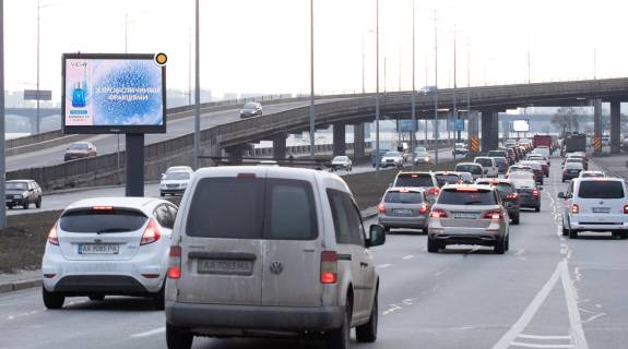 Video Billboard A in Kyiv, Цифра 2.3х3.14  Naberezne sose, st.m. Dnipro, v napramku do Mikoli Mihnovs'kogo bst. - 303504 Photo 1