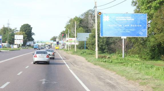 Billboard A in Malekhiv, Щит 3x6  Kiivs'ka trasa v storonu mista (Gotel' "Status") Photo 1