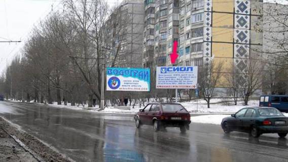 Billboard A in Kherson, Щит 3x6  Perekops'ka st. / Popovica st. Photo 1