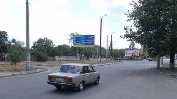Billboard B in Kherson, Щит 3x6  Curupi pl / Illica st. Photo 1