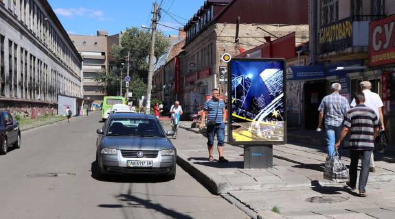Citylight A in Kyiv, Сітілайт 1.2х1.8  Pestela Pavla st. 13 Photo 1