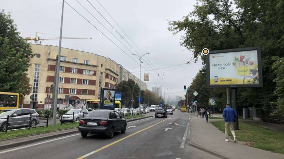 Billboard A in Lviv, борд  Cornovola V av. / Himicna st. Photo 1