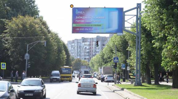 Billboard A in Lviv, Щит 3x6  Vigovs'kogo st., Golovatogo st., do st. Lubins'koi Photo 1