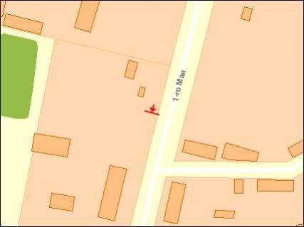 Billboard A in Chernihiv, Щит 3x6  1-Travna st., 178 (bila AZS <<AVIAS>>) scheme