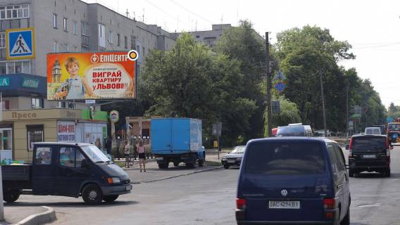 Billboard B in Kovel, Щит 3x6  Volodimirs'ka st., 87 Photo 1