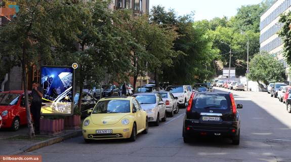 Citylight B in Kyiv, Сітілайт 1.2х1.8  Borisa Grincenka st. 1 Photo 1