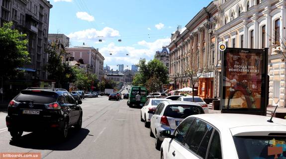 Citylight A in Kyiv, Сітілайт 1.2х1.8  Simona Petluri st. 12 Photo 1