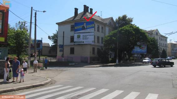 Billboard A in Ivano-Frankivsk, Щит 3x6  Privokzal'nij Majdan, torec' Vokzalu na st. Vovcinec'ku, verhnij Photo 1