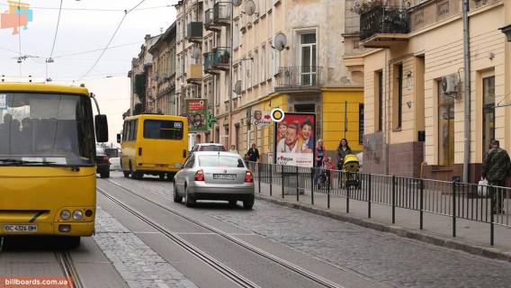 Citylight A in Lviv, Сітілайт 1.2х1.8  Gorodoc'ka st., 78 (u zoni perehr. Z st. Perova). Photo 1