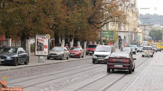 Citylight B in Lviv, Сітілайт 1.2х1.8  Vst.Gorodoc'ka 40, misce No1. Photo 1