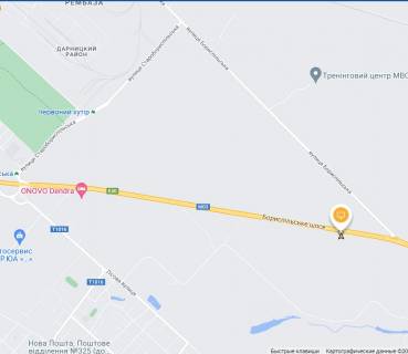 Billboard B in Kyiv, Щит 3x6  Borispil's'ke sose, 21km 500m, 69 stovb na rozdil'niku, sit 4, iz Kieva scheme
