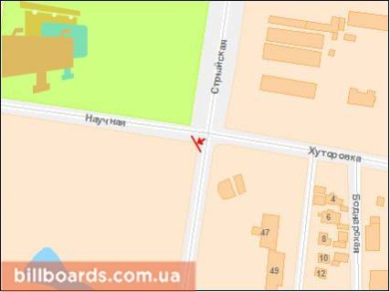 Prismatron, Prism A in Lviv, Призматрон 3х6  Strijs'ka st. / Naukova st., liva, z centru - 61875 scheme