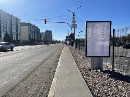 Citylight A in Kryukivshchyna, 1,2х1,8м  st. Balukova , navproti ZK Evromisto , bila Parkovki, bila AMI klinika , na svitlofori Photo 1