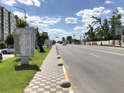 Citylight B in Kryukivshchyna, 1,2х1,8м  st. Balukova, ZK "Evromisto" , naprotiv restorana "FLAME" Photo 1