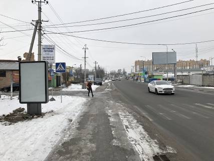 Citylight B in Petropavlivska Borshchagivka, 1,2х1,8м  St. Soborna 5 , pered Okruznoj dorogoj Photo 1