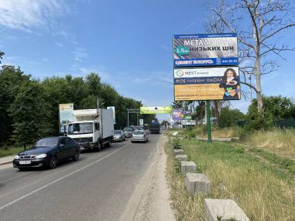 Billboard A in Kryukivshchyna, 6х3  St. Odesskaa ( Vozle ZK IHome ) , naprotiv parka Photo 1