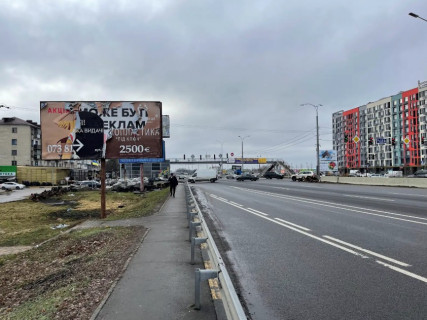 Billboard B in Chabani, 6х3  a/d M-05 Kiev-Odessa , na svitlofori Cabani , zupinka gromad transportu Photo 1