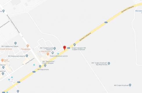 Billboard A in Sofiivska Borshchagivka, 3x6  st.Sobornaa, pered ZK Sofievskij Kvartal scheme