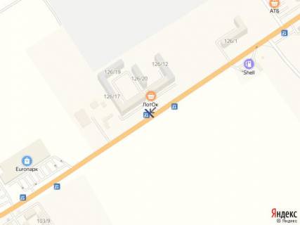 Billboard A in Sofiivska Borshchagivka, 3x6  st.Soborna, 126/15, bila zupinki ZK Sofia Sfera scheme