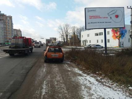 Billboard A in Svyatopetrivske, 3x6  st.Soborna, navroti ZK Evropejka, napravlenna na Bilogorodku Photo 1