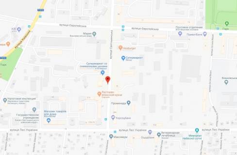 Citylight A in Vishnev, 1,2x1,8  st.Svatosins'ka, bila Evrazii scheme