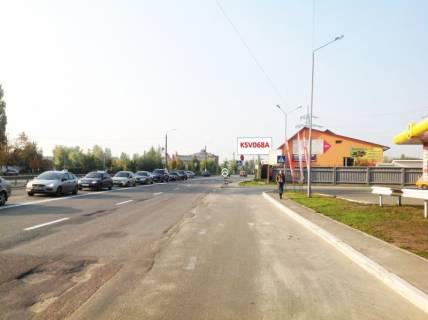 Billboard A in Vishnev, 3x6  st.Kiivs'ka, bila zapravki KLO, napravlenna na Boarku Photo 1