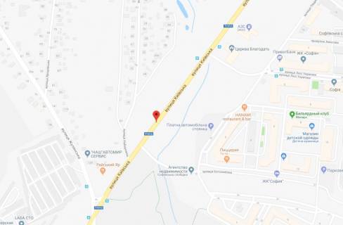 Billboard B in Sofiivska Borshchagivka, 3x6  st.Kiivs'ka, napravlenna na Kiiv scheme