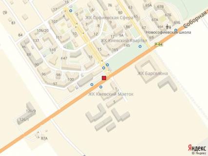 Billboard B in Sofiivska Borshchagivka, 3x6  st.Soborna, bila ZK Sofia Sfera, navroti zapravki Shell, napravlenna na Kiiv scheme