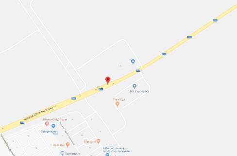 Billboard A in Svyatopetrivske, 3x6  st.Soborna, navroti ZK Evropejka, napravlenna na Bilogorodku scheme