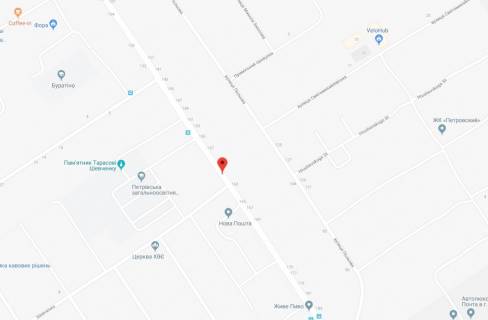 Billboard A in Svyatopetrivske, 3x6  st.Central'naa, d.138, vozle ostanovki scheme