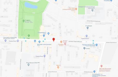 Citylight A in Vishnev, 1,2x1,8  st.Evropejs'ka, 20 scheme