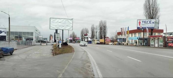 Billboard B in Sofiivska Borshchagivka, 6х3  st.Kiivs'ka, bila avtosalonu Mersedes, napravlenna na Boarku Photo 1