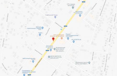 Billboard B in Sofiivska Borshchagivka, 3x6  st.Kiivs'ka,  napravlenna na Kiiv scheme