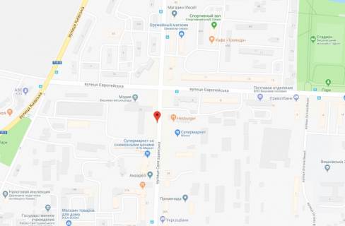 Citylight A in Vishnev, 1,2x1,8  st.Svatosins'ka, bila Mis'koi radi, navroti Novusa scheme