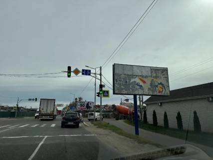 Billboard A in Svyatopetrivske, 3x6  вул.Білогородська, перед поворотом на вул.Центральну, направлення на Київ Photo 1