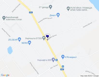 Billboard A in Stari Petrivtsi st. Svato-Pokrovs'ka scheme