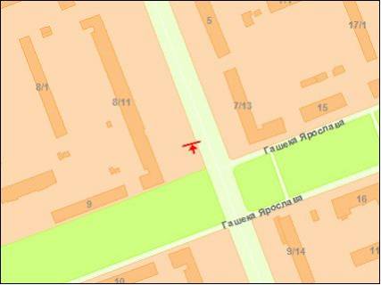 Billboard B in Kyiv, 6х3  Bogatirs'ka st. 1 km vid povorotu na Visgorod v Kiiv scheme